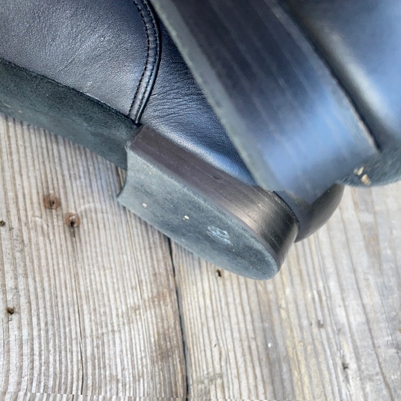 Women's 10 W Black Leather Sport Capezio Jazz Dance Shoes Ballet Soft - Picture 5 of 8